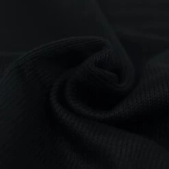 STOFFBIOTOP Verkäufe -STOFFBIOTOP Verkäufe Interlock Strick uni schwarz Bio 1496 1