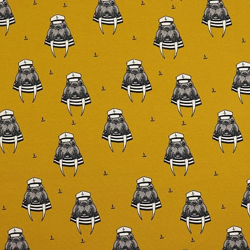 Bio Jersey Captain Walrus Ocker Von Bloome Copenhagen 4 Bio Jersey Captain Walrus Ocker Von Bloome Copenhagen – Bild 2