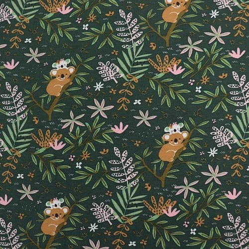 Bio Jersey Koalas In Dark Green 4 Bio Jersey Koalas In Dark Green – Bild 2