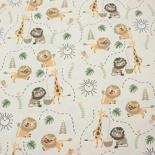 Bio Jersey Motiv Dschungelparty Von Stoffonkel 4 Bio Jersey Motiv Dschungelparty Von Stoffonkel – Bild 2