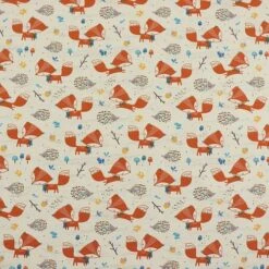 Bio Jersey Motiv Fuchs Und Igel Von Stoffonkel -STOFFBIOTOP Verkäufe Jersey Motiv Fuchs und Igel von 528 1