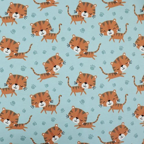 Bio Jersey Motiv Jamie Der Baby Tiger Von Stoffonkel 4 Bio Jersey Motiv Jamie Der Baby Tiger Von Stoffonkel – Bild 2