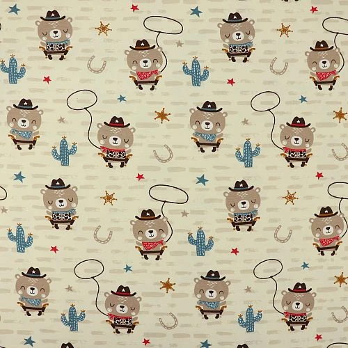 Bio Jersey Motiv Lucky Bear Von Stoffonkel 4 Bio Jersey Motiv Lucky Bear Von Stoffonkel – Bild 2