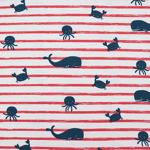 Bio Jersey Motiv Puckwal Rot Von Stoffonkel 4 Bio Jersey Motiv Puckwal Rot Von Stoffonkel – Bild 2