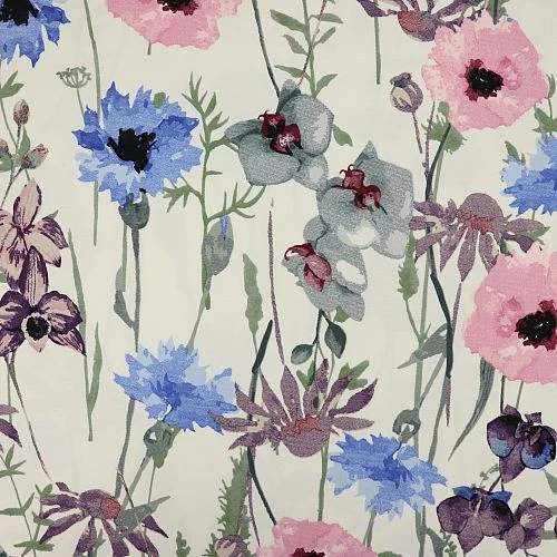 Bio Jersey Motiv Sommerwiese Aquarell Von Stoffonkel 4 Bio Jersey Motiv Sommerwiese Aquarell Von Stoffonkel – Bild 2