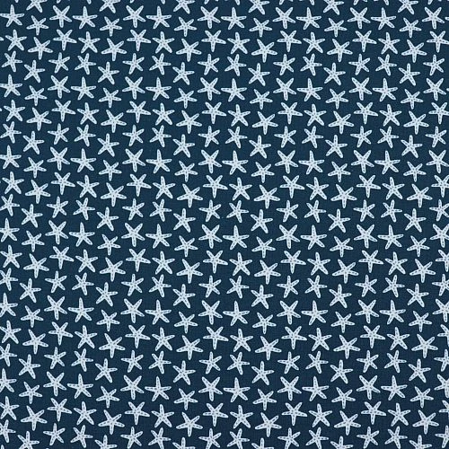 Bio Jersey Motiv Starfish Blau Von Stoffonkel 4 Bio Jersey Motiv Starfish Blau Von Stoffonkel – Bild 2