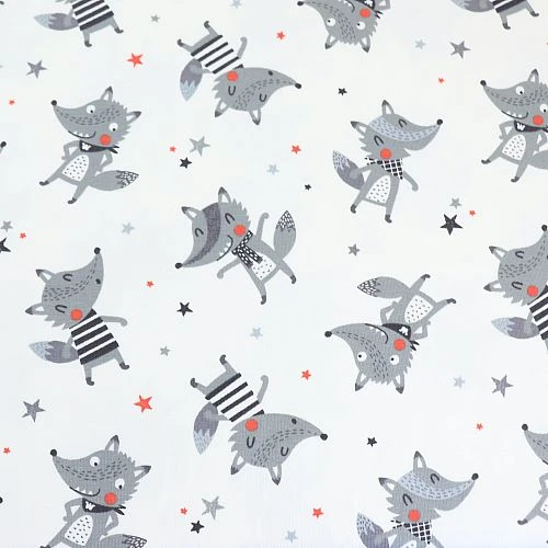 Bio Jersey Motiv Wolf Von Stoffonkel 4 Bio Jersey Motiv Wolf Von Stoffonkel – Bild 2