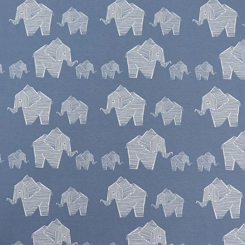 Bio Jersey Origami Motiv Elephant Von Stoffonkel In Stonewashed 4 Bio Jersey Origami Motiv Elephant Von Stoffonkel In Stonewashed – Bild 2