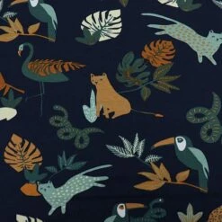 Bio Jersey Safari Animals In Navy 6 Bio Jersey Safari Animals In Navy -STOFFBIOTOP Verkäufe Jersey Safari Animals in navy Bio 2141 1