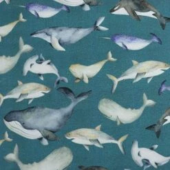 Bio Jersey Sea Creatures In Petrol 6 Bio Jersey Sea Creatures In Petrol -STOFFBIOTOP Verkäufe Jersey Sea Creatures in petrol Bio 1707 1