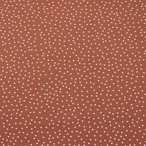 Bio Jersey Stoff Dotties Karamell Braun Von Stoffonkel 4 Bio Jersey Stoff Dotties Karamell Braun Von Stoffonkel – Bild 2