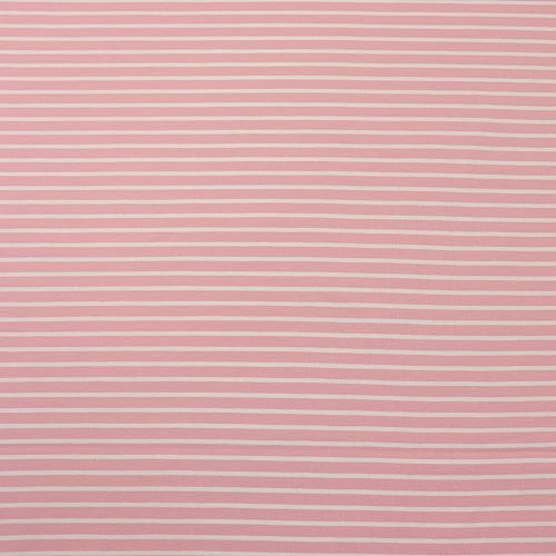 Bio Jersey Stoff Streifen Peach Rose Ringeljersey Stoffonkel 4 Bio Jersey Stoff Streifen Peach Rose Ringeljersey Stoffonkel – Bild 2