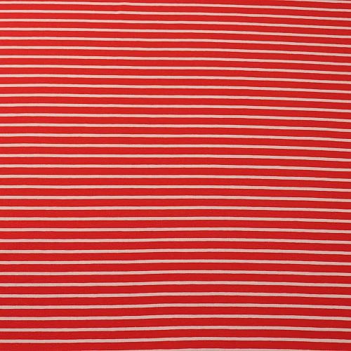 Bio Jersey Stoff Streifen Tomatenrot Ringeljersey Stoffonkel 4 Bio Jersey Stoff Streifen Tomatenrot Ringeljersey Stoffonkel – Bild 2