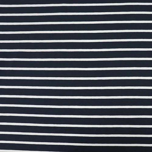 Bio Jersey Stoff Mit Streifen Dunkelblau Weiß Als Ringeljersey 4 Bio Jersey Stoff Mit Streifen Dunkelblau Weiß Als Ringeljersey – Bild 2
