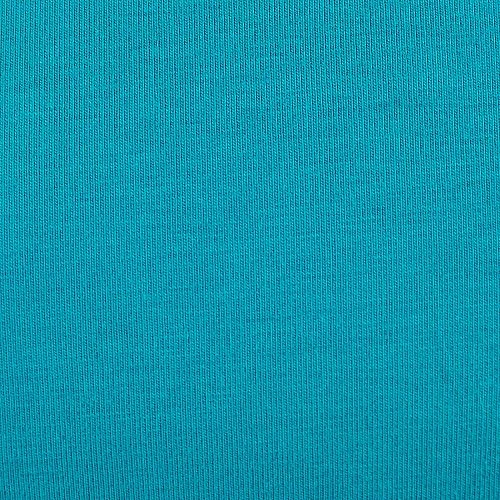 Bio Jersey Stoff Uni Hellpetrol 4 Bio Jersey Stoff Uni Hellpetrol – Bild 2