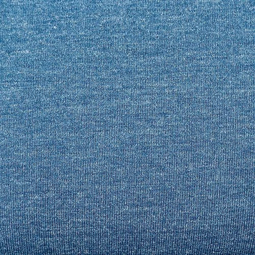 Bio Jersey Stoff Uni Indigo Blau Meliert 4 Bio Jersey Stoff Uni Indigo Blau Meliert – Bild 2
