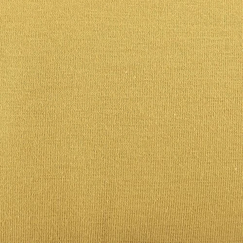 Bio Jersey Stoff Uni Ocker Gelb 4 Bio Jersey Stoff Uni Ocker Gelb – Bild 2