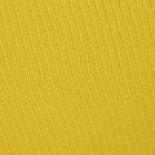 Bio Jersey Stoff Uni Senf Gelb Von Stoffonkel 4 Bio Jersey Stoff Uni Senf Gelb Von Stoffonkel – Bild 2