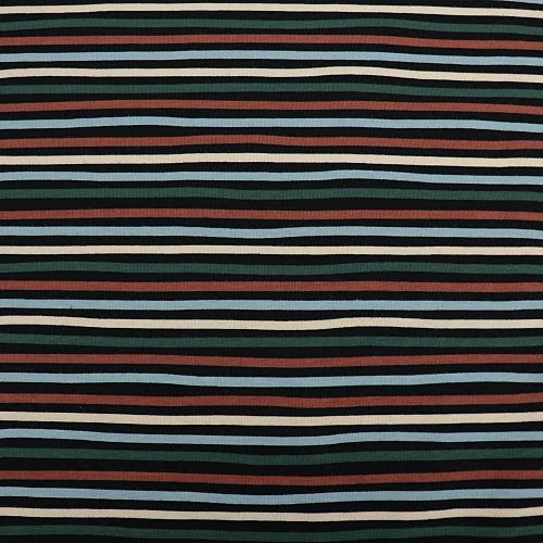 Bio Jerseystoff Schwarz Mit Streifen Als Ringeljersey 4 Bio Jerseystoff Schwarz Mit Streifen Als Ringeljersey – Bild 2