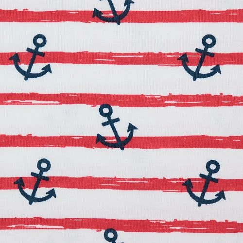 Bio Jersey Motiv Anker Rot Von Stoffonkel 5 Bio Jersey Motiv Anker Rot Von Stoffonkel – Bild 3