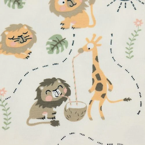 Bio Jersey Motiv Dschungelparty Von Stoffonkel 5 Bio Jersey Motiv Dschungelparty Von Stoffonkel – Bild 3