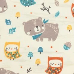 Bio Jersey Motiv Eule Und Bär Von Stoffonkel 7 Bio Jersey Motiv Eule Und Bär Von Stoffonkel -STOFFBIOTOP Verkäufe Motiv Eule und Baer von Stoffonkel 2100 2