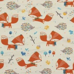 Bio Jersey Motiv Fuchs Und Igel Von Stoffonkel -STOFFBIOTOP Verkäufe Motiv Fuchs und Igel von Stoffonkel 528 2