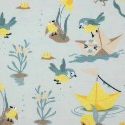 Bio Jersey Motiv Krönchen Verloren Von Stoffonkel -STOFFBIOTOP Verkäufe Motiv Kroenchen verloren von Stoffonkel Bio 1603 2