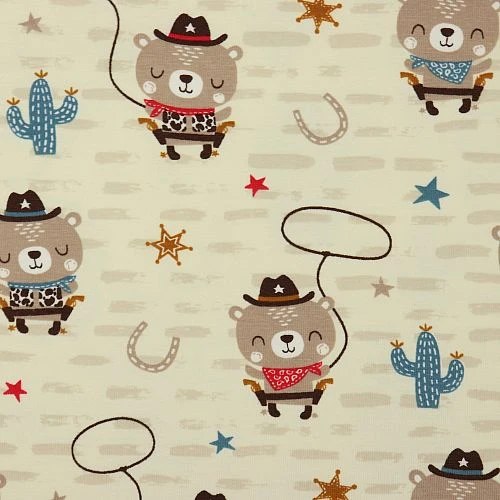 Bio Jersey Motiv Lucky Bear Von Stoffonkel 5 Bio Jersey Motiv Lucky Bear Von Stoffonkel – Bild 3