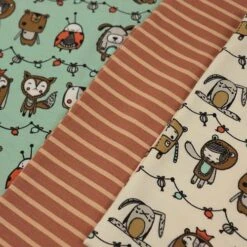 Bio Jersey Motiv Rambazamba (Tigapigs) Stoffonkel In Pistazie Grün -STOFFBIOTOP Verkäufe Motiv Rambazamba Tigapigs Stoffonkel in pistazie 462 2