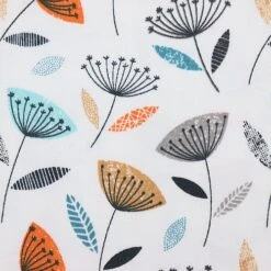 Bio Jersey Motiv Retro Flowers In Weiß Von Stoffonkel -STOFFBIOTOP Verkäufe Motiv Retro Flowers in weiss von 1409 2