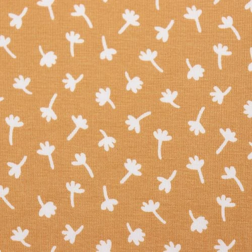 Bio Jersey Motiv Retro Mini Herbstgold Von Stoffonkel 5 Bio Jersey Motiv Retro Mini Herbstgold Von Stoffonkel – Bild 3