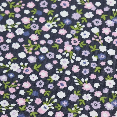 Bio Jersey Motiv Streublümchen In Lila Von Stoffonkel 5 Bio Jersey Motiv Streublümchen In Lila Von Stoffonkel – Bild 3