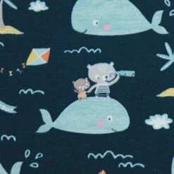 Bio Jersey Motiv Travel Bear In Water By Night Von Stoffonkel -STOFFBIOTOP Verkäufe Motiv Travel Bear in water by 2003 2