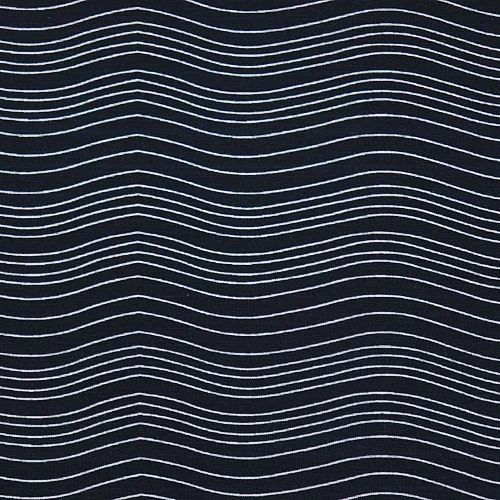 Bio Jersey Motiv Wellenmuster Von Fabrilogy In Navy 5 Bio Jersey Motiv Wellenmuster Von Fabrilogy In Navy – Bild 3
