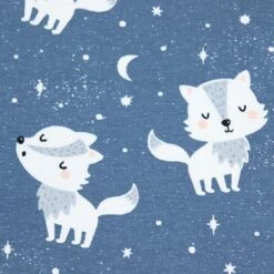 Bio Jersey Motiv Wölfchen Grau Von Stoffonkel -STOFFBIOTOP Verkäufe Motiv Woelfchen grau von Stoffonkel Bio 1515 2