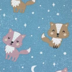 Bio Jersey Motiv Wölfchen Pastell Von Stoffonkel -STOFFBIOTOP Verkäufe Motiv Woelfchen pastell von Stoffonkel Bio 1516 2