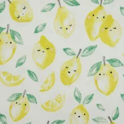 Bio Jersey Motiv Zitronen Aquarell Von Stoffonkel In Weiß -STOFFBIOTOP Verkäufe Motiv Zitronen Aquarell von Stoffonkel in 846 2