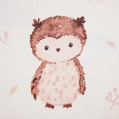 Bio Jersey Motiv Kleine Eule In Aquarellmaltechnik Von Stoffonkel 5 Bio Jersey Motiv Kleine Eule In Aquarellmaltechnik Von Stoffonkel – Bild 3