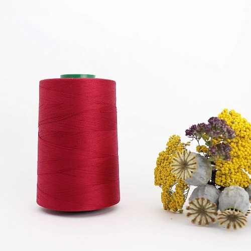 Nähgarn Bordeaux 100% Bio Baumwolle Scanfil 5000m Kone 3 Nähgarn Bordeaux 100% Bio Baumwolle Scanfil 5000m Kone
