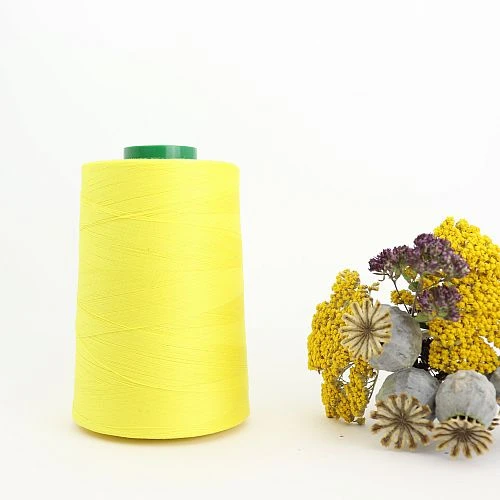 Nähgarn Gelb 100% Bio Baumwolle Scanfil 5000m Kone -STOFFBIOTOP Verkäufe Naehgarn Gelb 100 Bio Baumwolle Scanfil 986 0