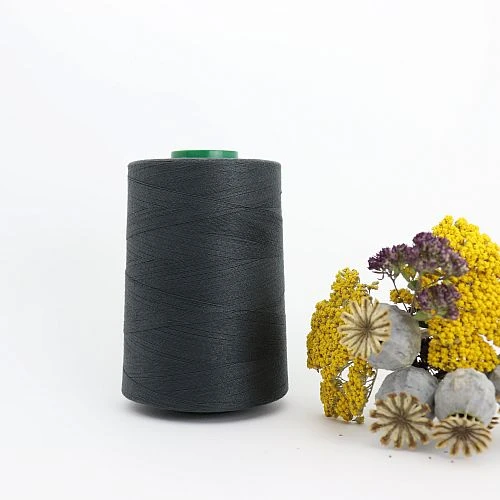 Nähgarn Karbon Grau 100% Bio Baumwolle Scanfil 5000m Kone -STOFFBIOTOP Verkäufe Naehgarn Karbon Grau 100 Bio Baumwolle 1013 0