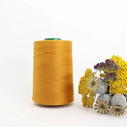 Nähgarn Ocker 100% Bio Baumwolle Scanfil 5000m Kone -STOFFBIOTOP Verkäufe Naehgarn Ocker 100 Bio Baumwolle Scanfil 1007 0