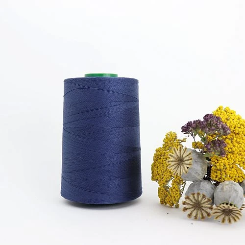Nähgarn Saphirblau 100% Bio Baumwolle Scanfil 5000m Kone 3 Nähgarn Saphirblau 100% Bio Baumwolle Scanfil 5000m Kone