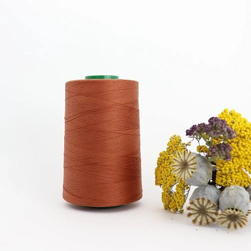 Nähgarn Terra Cotta 100% Bio Baumwolle Scanfil 5000m Kone 3 Nähgarn Terra Cotta 100% Bio Baumwolle Scanfil 5000m Kone