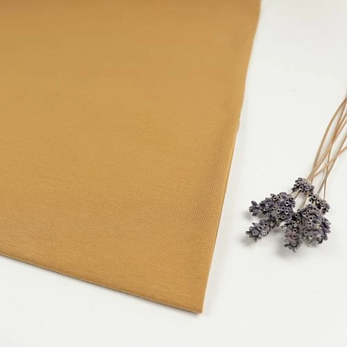 Organic Single Stretch Jersey In Dry Mustard Von Mind The MAKER 3 Organic Single Stretch Jersey In Dry Mustard Von Mind The MAKER