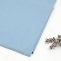 Organic Single Stretch Jersey In Faded Blue Von Mind The MAKER