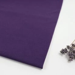 Organic Single Stretch Jersey In Plum Von Mind The MAKER