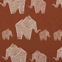 Bio Jersey Origami Motiv Elephant Von Stoffonkel In Karamell -STOFFBIOTOP Verkäufe Origami Motiv Elephant von Stoffonkel in 878 2