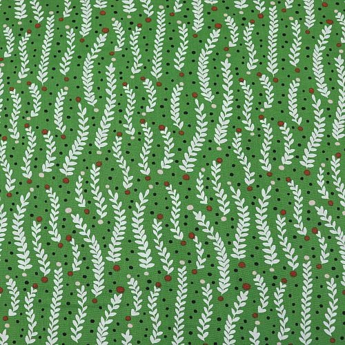 Bio Popeline Baumwollstoff Climbing Tendrils Green Aus Der Serie Fanciful Von Cloud9 4 Bio Popeline Baumwollstoff Climbing Tendrils Green Aus Der Serie Fanciful Von Cloud9 – Bild 2